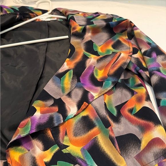 Vintage- Erin London Colorful Abstract Blazer - Picture 5 of 9
